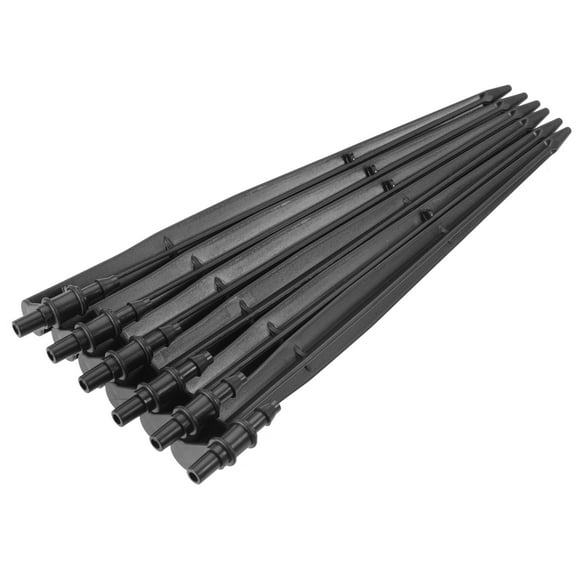 Uxcell 200mm Length Irrigation Drip Support Stakes for 1/4" Tube for 6mm ID Emitters 25 Pack