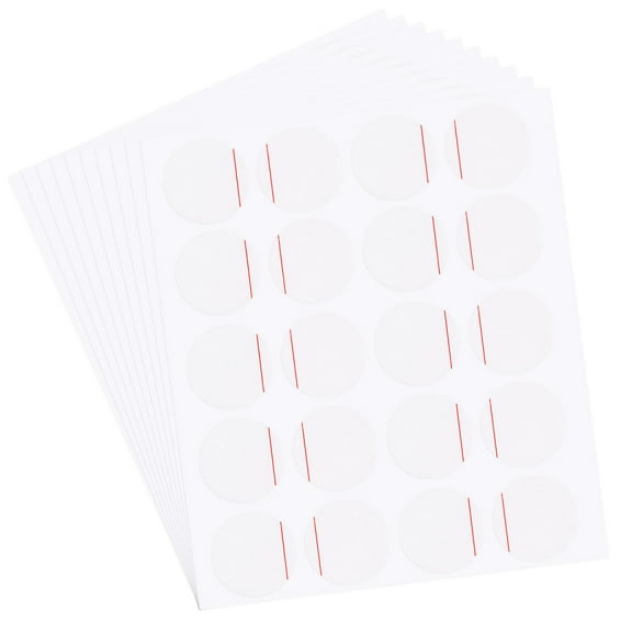 Uxcell 200pack Watch Back Cover Protective Film, 18mm Red Line PE Watch Back Case Protector Film Stickers