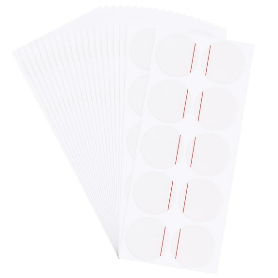 Uxcell 200pack Watch Back Cover Protective Film, 35mm Red Line PE Watch Back Case Protector Film Stickers