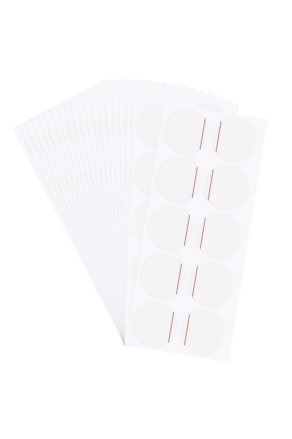 200pack Watch Back Cover Protective Film, 38mm Red Line PE Watch Back Case Protector Film Stickers