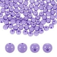 thumbnail image 1 of Uxcell 200pcs Light Purple Acrylic Round Beads 6mm Dia 1.9mm Hole Plastic Resin Smooth Balls Loose Bead  for Jewelry Making Bracelets Necklace Earrings DIY, 1 of 7