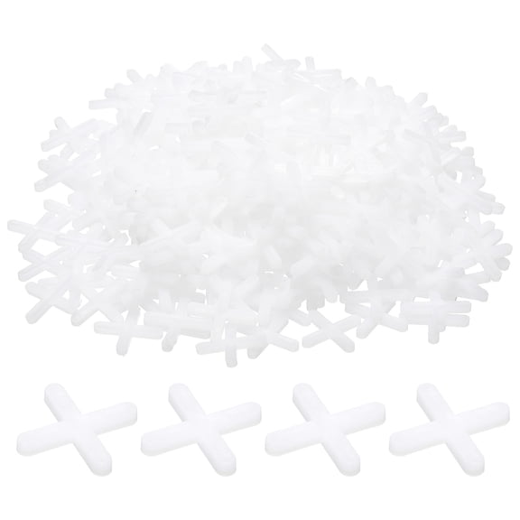 Uxcell 200pcs Tile Spacers 3mm Hard Plastic Cross Tiles Leveler Spacer Installation Ceramic Spacing Clips