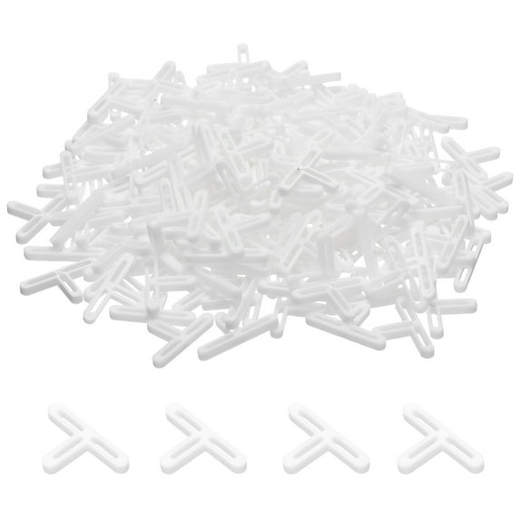 Uxcell 200pcs Tile Spacers 4mm Hard Plastic T Type Tiles Leveler Spacer Installation Ceramic Spacing Clips