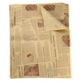 thumbnail image 1 of Uxcell 200pcs Wax Paper Sheets Square Sheets 11.02" x 14.96" Old Newspaper Style Food Wrapping Paper for Sandwich Baking Paper Liners Picnic Basket Bread Hamburger Wrap Kitchen, Brown, 1 of 7