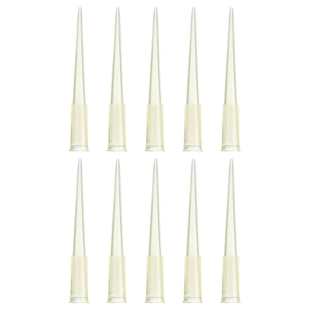 Uxcell 200ul Pipette Tips, 2000 Pcs Plastic Autoclavable for Laboratory, Yellow