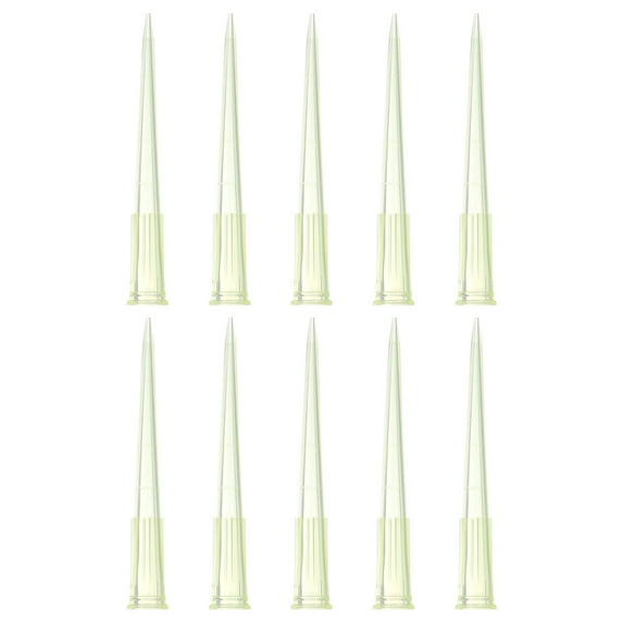 Uxcell 200ul Pipette Tips, 500 Pcs Plastic Universal Liquid Transfer Pipette Pipettor Tips with Measurements Yellow