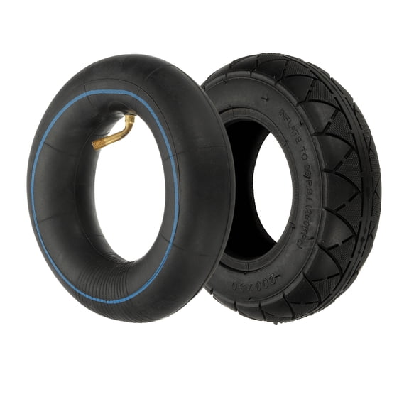 Uxcell 200x50 Tire & Inner Tubes, 1 Set Outer Tire and Inner Tube for 8 Inch