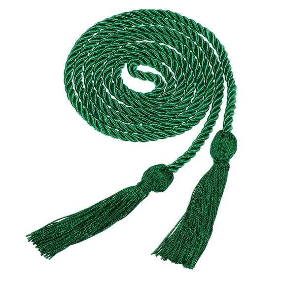 Uxcell 1Pcs 2026 Tassel Graduation 67" Honor Braided Graduation Cords Green