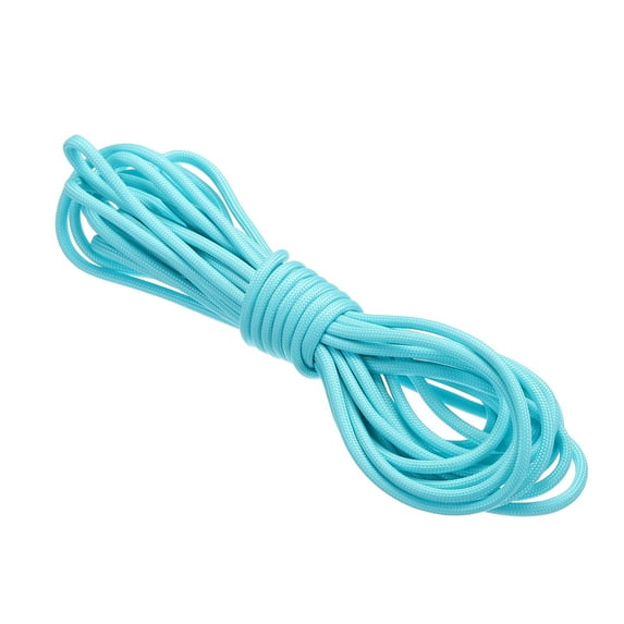 Uxcell Reflective Guyline Camping Paracord 4mm Nylon Tent Cord Guyline Rope Light Blue 20 Feet