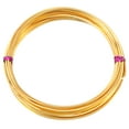 thumbnail image 1 of Uxcell 20Ga/0.8mm 16.4Ft Soft Bendable Gold Plated Brass Square Wire, 18K Gold, 1 of 5