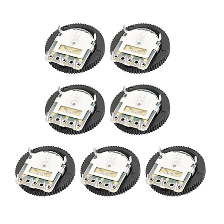 Uxcell 20K Ohm Dial Wheel Potentiometer for Audio Stereo Volume Switch Control 5pack