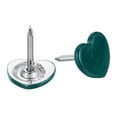 thumbnail image 1 of Uxcell 20Pack 11mmx12.5mm Flat Head Decorative Upholstery Tacks Furniture Nails, Green, 1 of 7