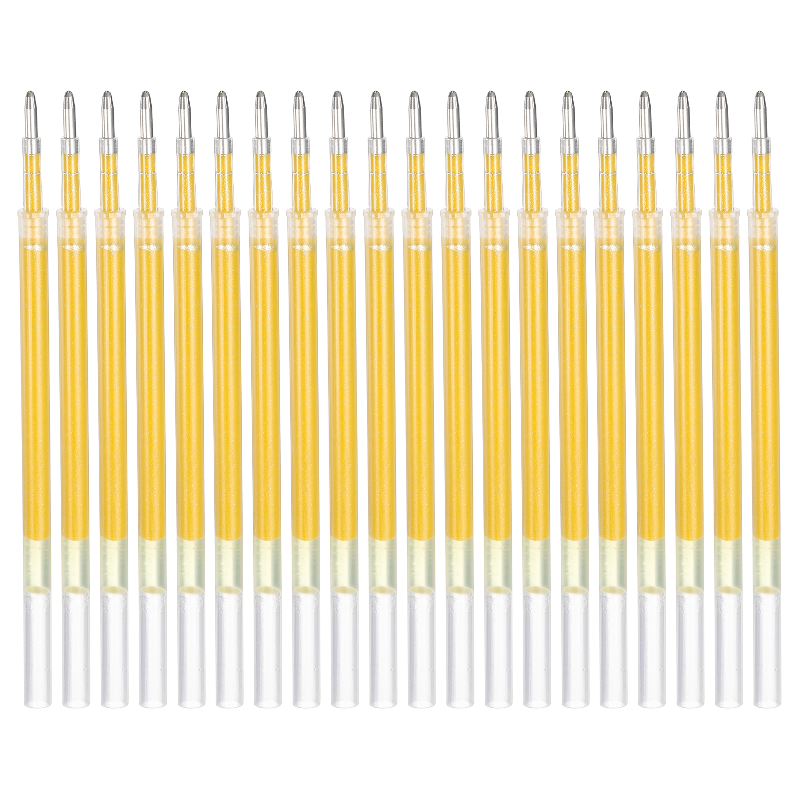 Metallic Ink Refills Uxcell 20Pack 1mm Gel Pen Refills for Coloring, Broad Point Sparkle ...