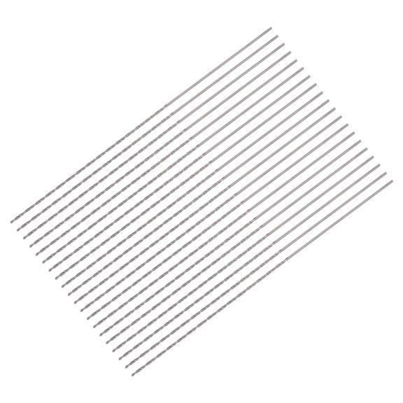 Uxcell 20Pack 1mm Mini Micro Twist Drill Bits, High-Speed Steel Extra Long Drill Bit 120mm
