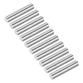 thumbnail image 1 of Uxcell 20Pack 304 Stainless Steel Rods, 3.5mm x 26mm Metal Solid Shaft Round Rod Lathe Bar Stock for Model Plane Cars Ship DIY Craft Metal Working, 1 of 5
