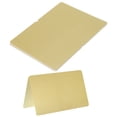 thumbnail image 1 of Uxcell 20Pack Table Place Cards, Printable Place Name Cards for Table Setting Wedding Dinner Parties Events, Pearl Gold, 1 of 5