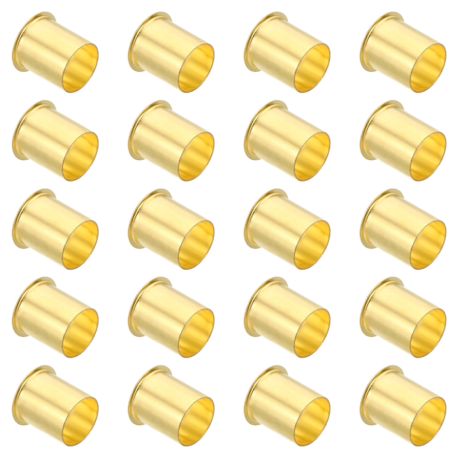 Uxcell 20Pcs 18mm OD x 15mm ID Tube Brass Compression Insert - Walmart.com