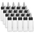 thumbnail image 1 of Uxcell 20Pcs 1oz/30ml Squeeze Bottles, Clear Dispensing Bottles with Twist Cap Lids, Plastic, 1 of 6