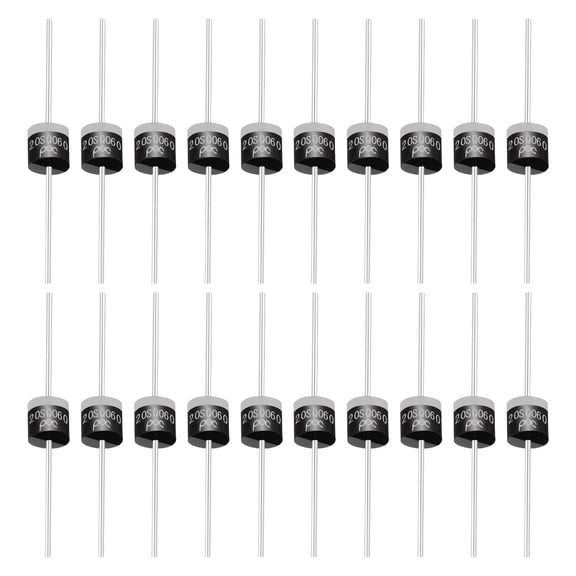 Uxcell 20Pcs 20SQ060 Schottky Rectifiers Diode, 20A 60V R-6 High Current Electronic Direct Plug-in Rectifiers Diodes