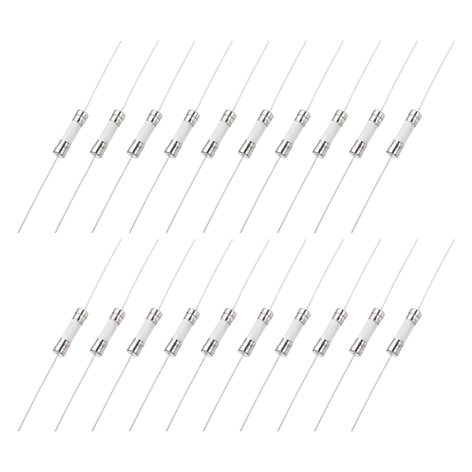 Fuze String Uxcell 20Pcs 250V 3.15A Fast Blow Fuse, 5 x 20mm Mini Axial Ceramic ...