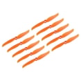 thumbnail image 1 of Uxcell 20Pcs 6035 RC Propellers Blade Prop 2 Vane 15.2cm Dia Plastic for RC Quadcopter, Orange with 9 Plastic Washers, 1 of 6