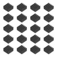 thumbnail image 1 of Uxcell 20Pcs 9x9x5mm Heatsink Aluminum Radiator With Thermal Blue Sticker for Chip CPU, Power Transistor, FET, IC,Black, 1 of 6