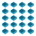 thumbnail image 1 of Uxcell 20Pcs 9x9x5mm Heatsink Aluminum Radiator With Thermal Sticker for Chip CPU, Power Transistor, FET, IC,Sky Blue, 1 of 6