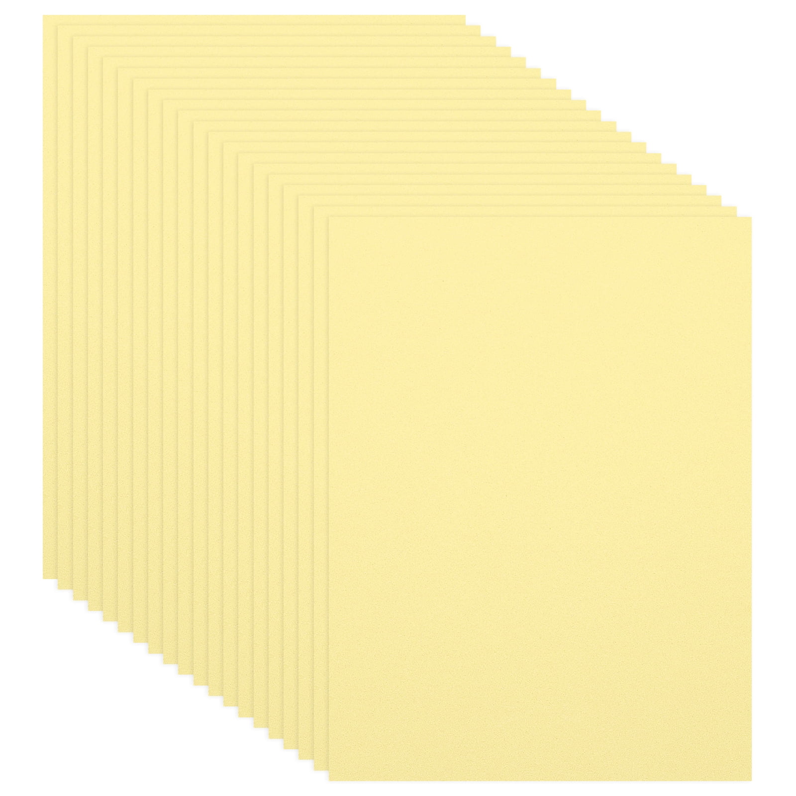 Uxcell 20Pcs Beige EVA Foam Sheets, 15.7 x 11.8 Inches 1mm Thick Foam Sheets for Crafts