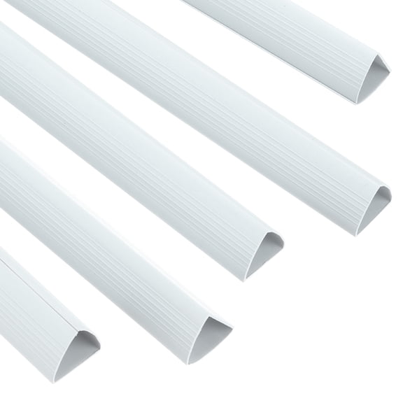 Uxcell 20Pcs Binding Bars Binding Bars Slide Grip Capacity Report Binder White 25mm / 1 inch