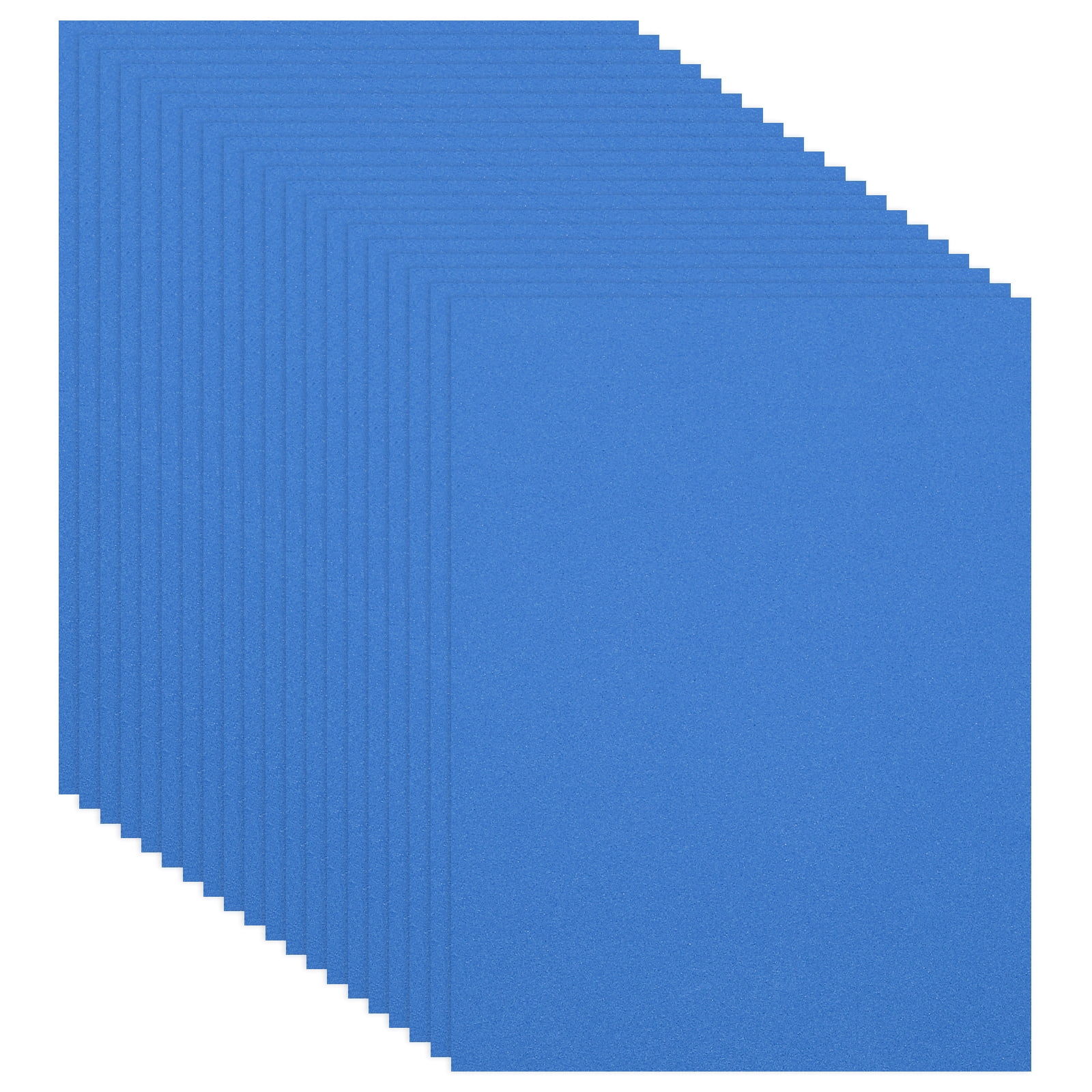 Uxcell 20Pcs Blue EVA Foam Sheets, 15.7 x 11.8 Inches 1mm Thick Foam Sheets for Crafts
