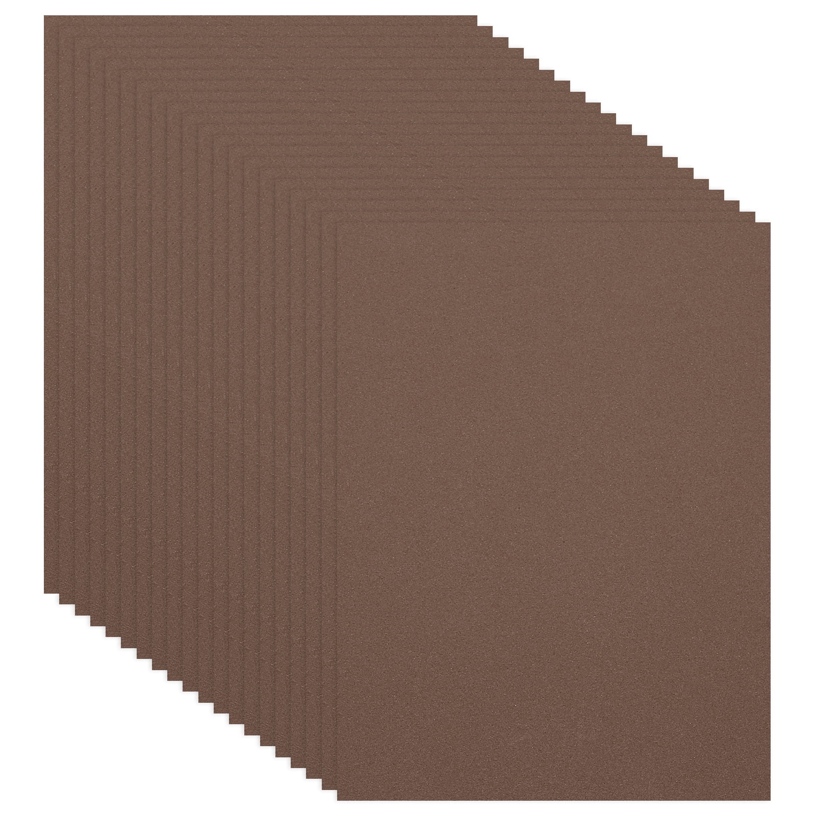 Uxcell 20Pcs Brown EVA Foam Sheets, 15.7 x 11.8 Inches 1mm Thick Foam Sheets for Crafts