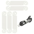 thumbnail image 1 of Uxcell 20Pcs Cable Management Labels Flexible Labels Cord Identification Tags, White, 1 of 6
