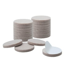 Uxcell 20Pcs Felt Furniture Pads Round 1.38" Floor Protector for Chair Legs Feet