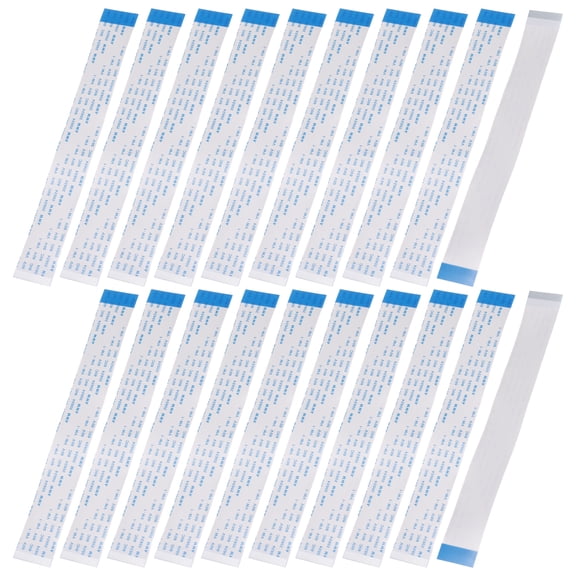 Uxcell 20Pcs Flat Flexible Cable Ribbon Thin FFC Wire, 36 Pin 0.5mm Pitch 150mm Long (B Type) for LCD 3D Printer Camera Laptop Audio