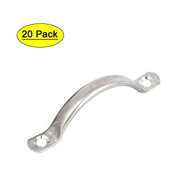 Uxcell 20Pcs Furniture Drawer Door Hardware Metal Pull Handle 80mm 3" Long