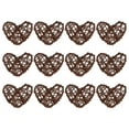 thumbnail image 1 of Uxcell 20Pcs Heart Shaped Rattan Ball Vase Filler Natural Rattan for Wedding Home Decoration Coffee 2.36 in, 1 of 5
