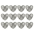 thumbnail image 1 of Uxcell 20Pcs Heart Shaped Rattan Ball Vase Filler Natural Rattan for Wedding Home Decoration Light Grey 2.36 in, 1 of 5