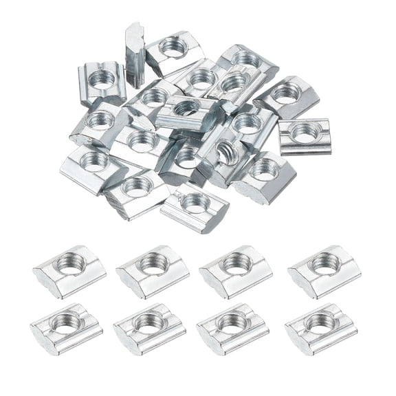 Uxcell 20Pcs M5 T Nuts Tee Sliding Slot Nuts T-Slot Nuts for 3030 Series