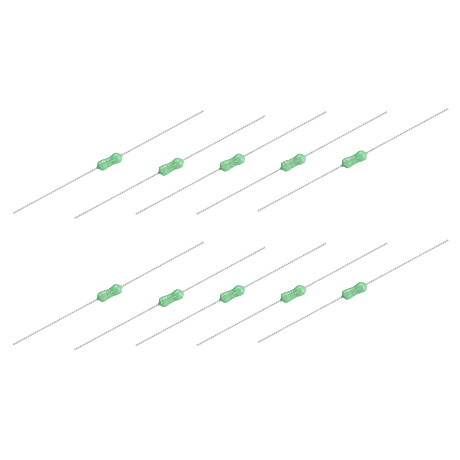 Uxcell 250V 1A Fast Blow Fuses - 10 Pack Axial Leaded 3mm X 62mm For Electronics & Circuits