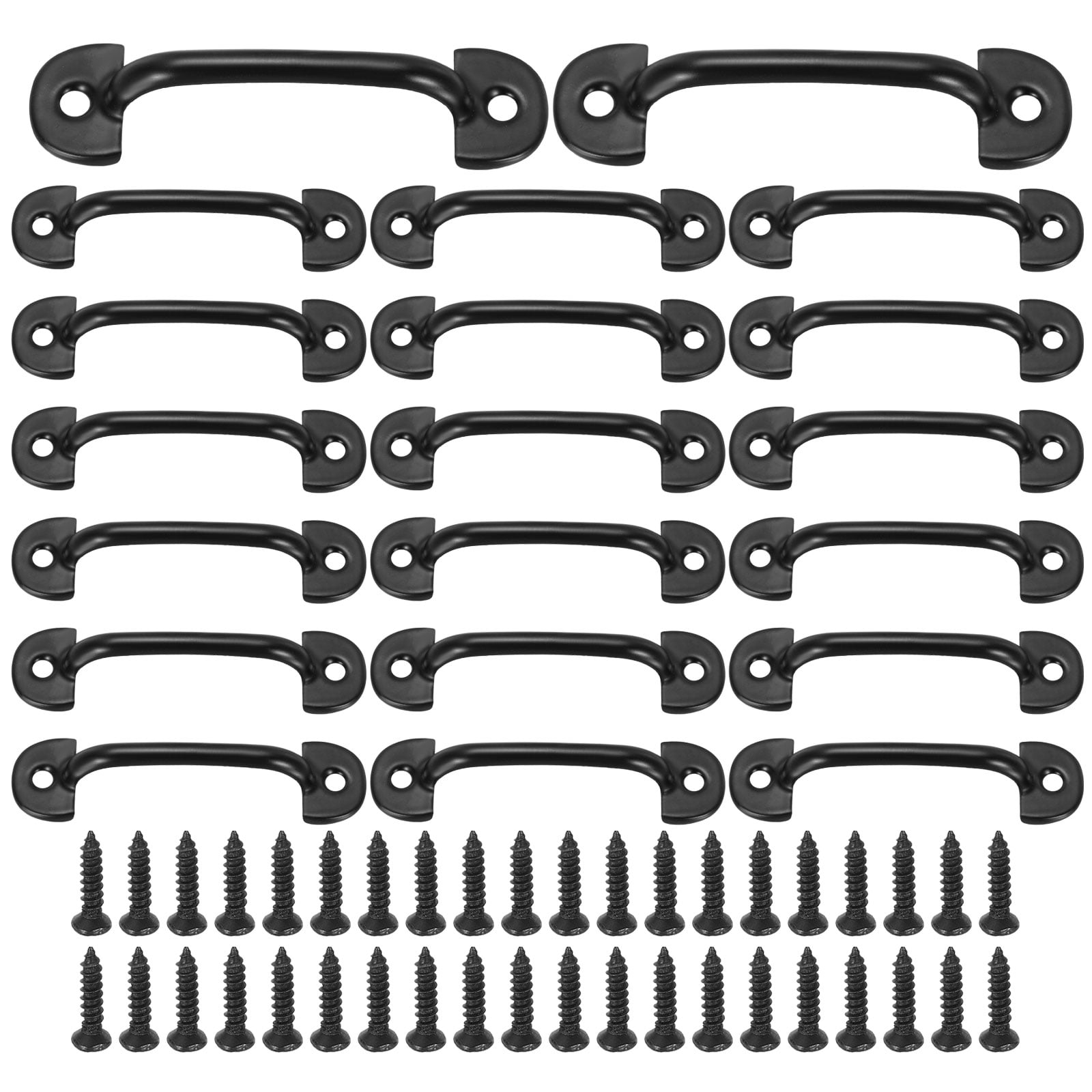 Uxcell 20Pcs Mini Decorative Handles, 2.4" Vintage Mini Pulls Metal ...