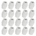 thumbnail image 1 of Uxcell 20Pcs PVC Nipple Thread Coupling Adapter Connector, G3/4 x G3/4 Male PVC Pipe Fitting, Plumbing Coupling for Home, Industrial, Agricultural, White, 1 of 6