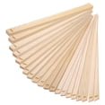 thumbnail image 1 of Uxcell 20Pcs Pottery Rolling Mud Stick Guide,Wood Clay Roller Pin Kit 13.4x0.8" 3 4 5 6 7 8 9 10 11 12mm(H), 1 of 6