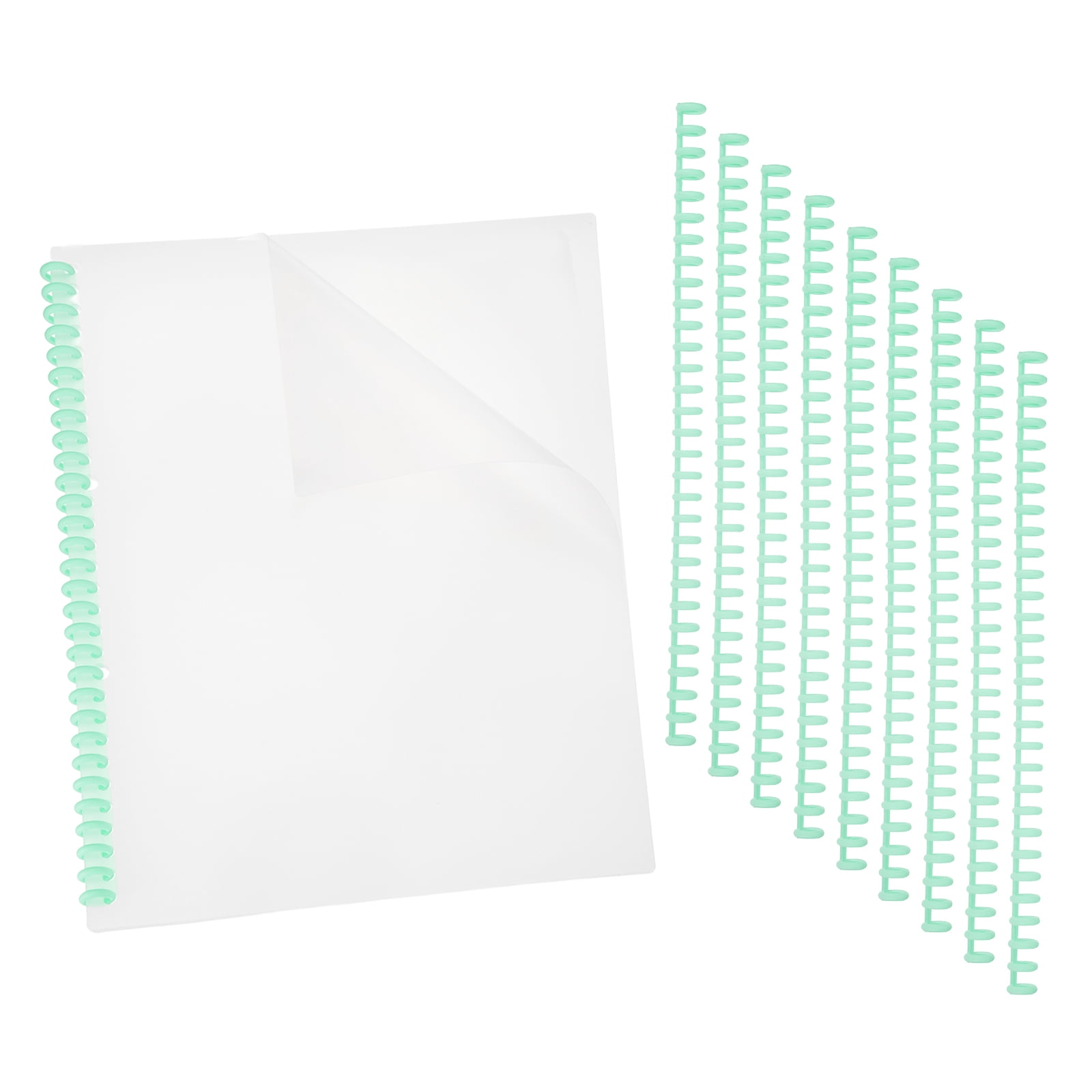 Uxcell 20Pcs Presentation Binding Covers, Pre-Punched A4 12 x 9
