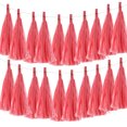 thumbnail image 1 of Uxcell 20Pcs Red Tassel Garland Banner w Rope for Wedding Birthday Party Decoration, 1 of 4