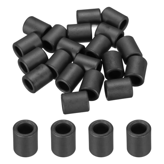 Uxcell 20Pcs Toroid Ferrite Core, 12mm OD x 7.3mm ID x 15mm H Ferrite Ring Chokes Strong Round Magnet to Reduce Signal Loss, Black