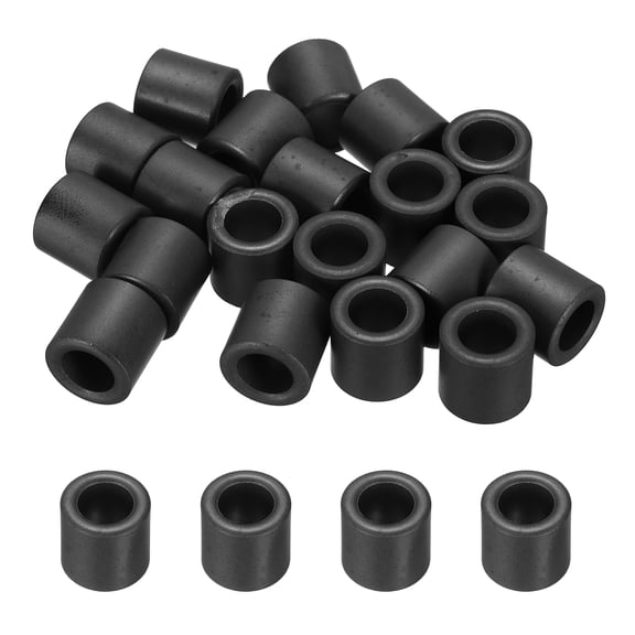 Uxcell 20Pcs Toroid Ferrite Core, 12.7mm OD x 7.9mm ID x 12.7mm H Ferrite Ring Chokes Strong Round Magnet to Reduce Signal Loss, Black