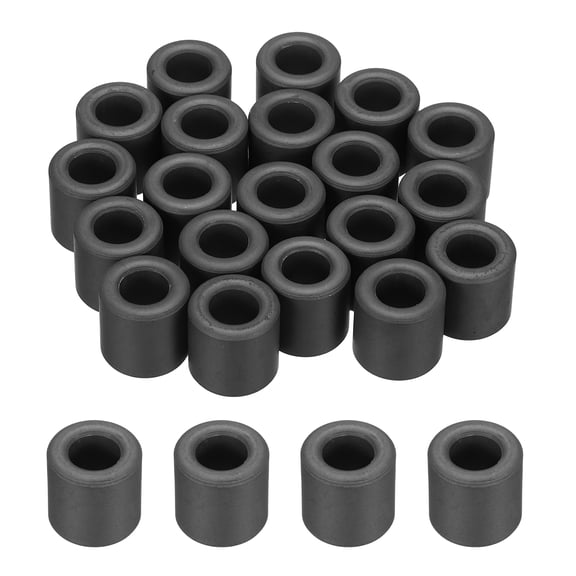 Uxcell 20Pcs Toroid Ferrite Core, 18mm OD x 10mm ID x 18mm H Ferrite Ring Chokes Strong Round Magnet to Reduce Signal Loss, Black