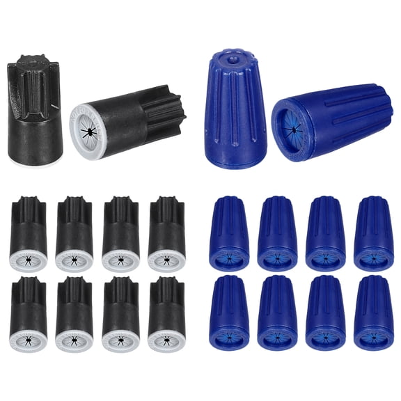 Uxcell 20Pcs Waterproof Wire Connector, Cable Terminal Connectors 22-12AWG Twist Nut Caps