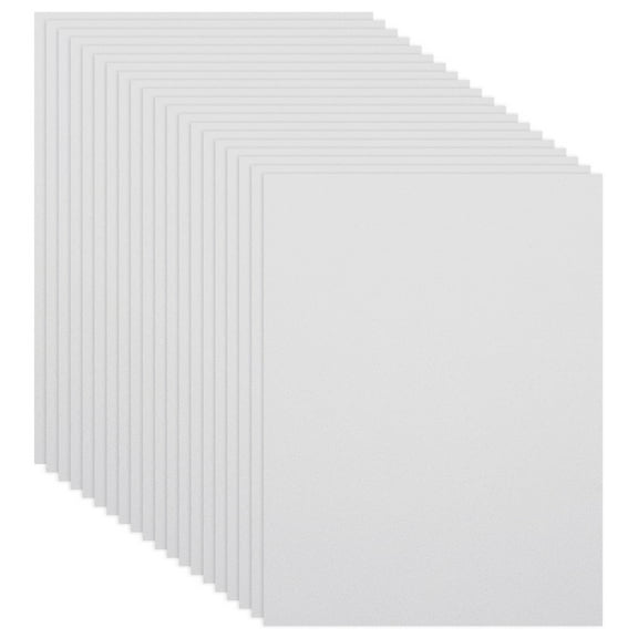 Uxcell 20Pcs White EVA Foam Sheets, 15.7 x 11.8 Inches 1mm Thick Foam Sheets for Crafts