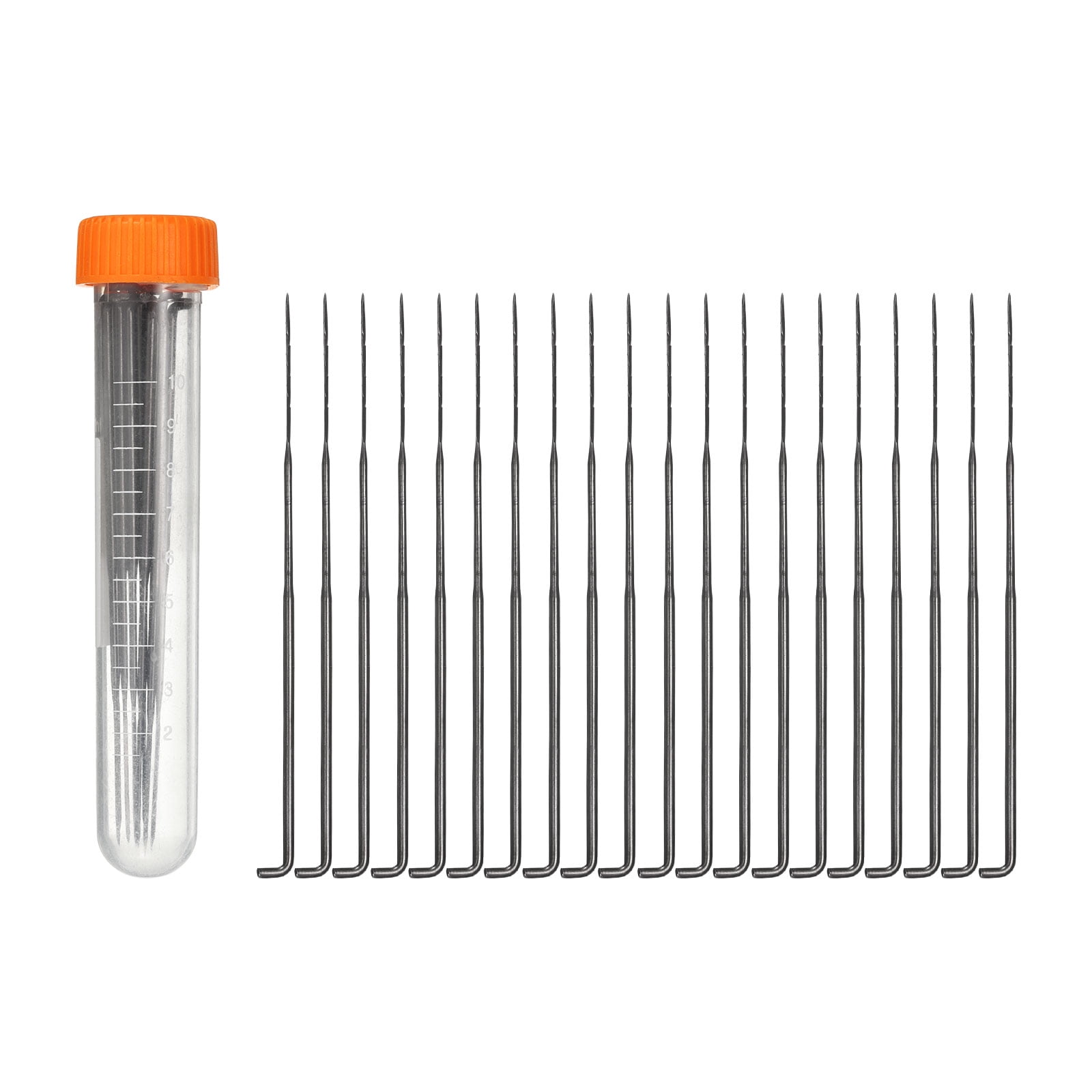 Uxcell 20Pcs Wool Felt Needle Set 3.54" Long Thick Handcraft Felting Needles Kit Tool Accessories Supplies